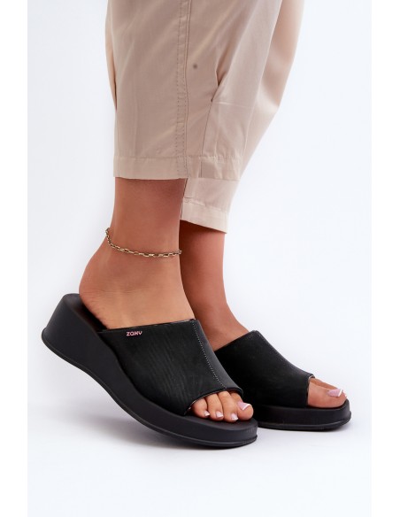 Scented Women's Wedge Sandals ZAXY LL285083 Black