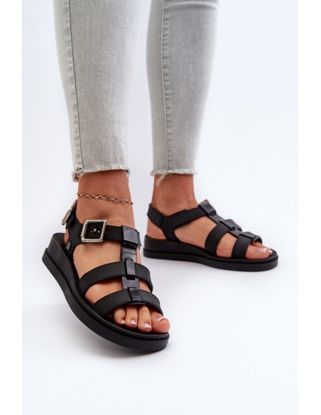 Scented Smooth Women's Sandals ZAXY NN285007 Black