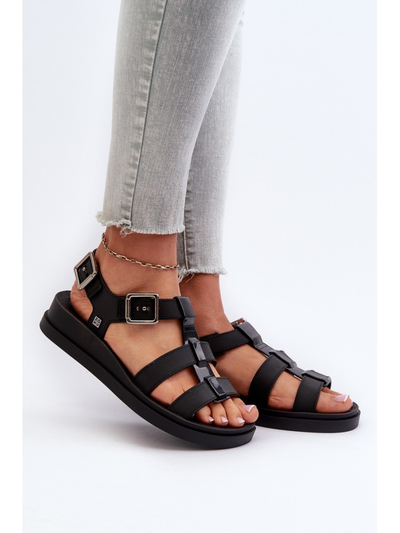 Scented Smooth Women's Sandals ZAXY NN285007 Black