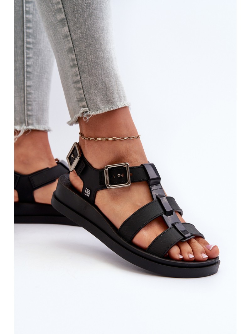 Scented Smooth Women's Sandals ZAXY NN285007 Black