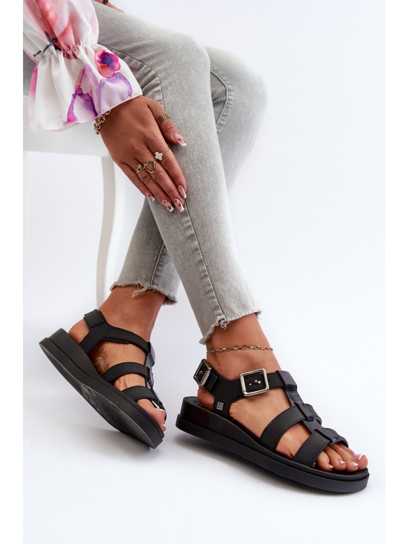 Scented Smooth Women's Sandals ZAXY NN285007 Black