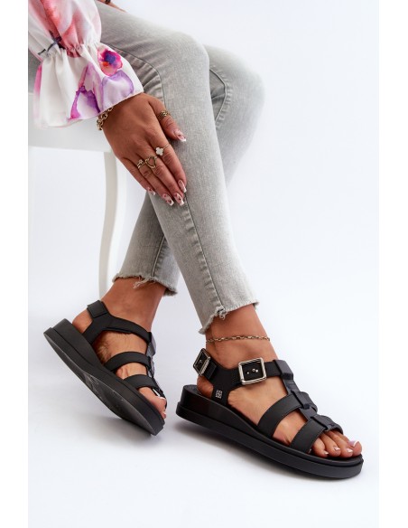 Scented Smooth Women's Sandals ZAXY NN285007 Black