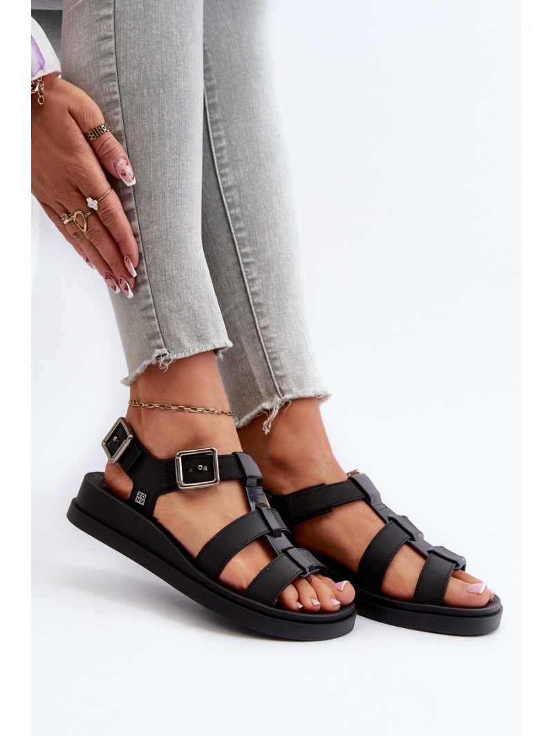 Scented Smooth Women's Sandals ZAXY NN285007 Black