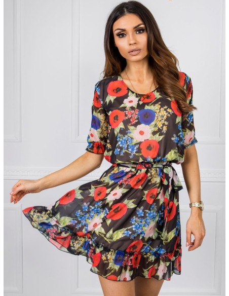 Sukienka-LK-SK-507626.70-czarno-czerwony