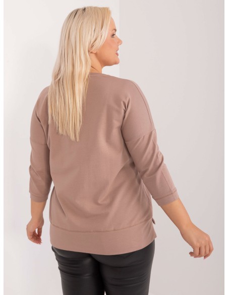 Bluzka-RV-BZ-9221.95-ciemny bezowy
