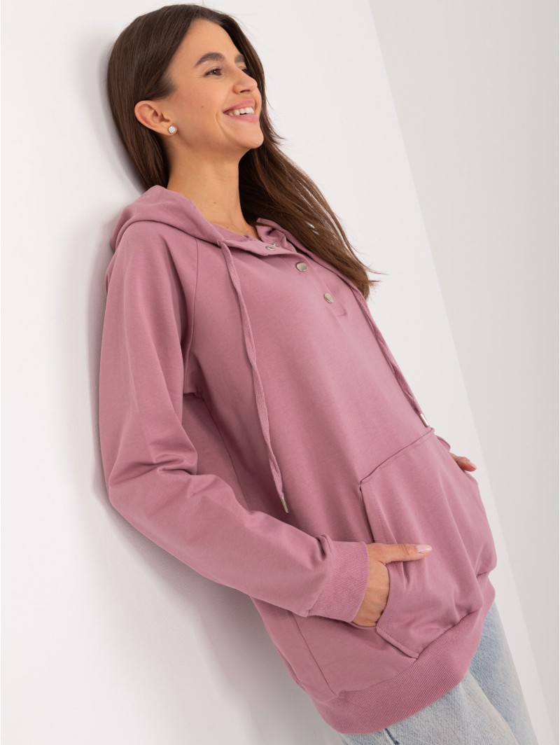 Bluza-RV-BL-8269.27-ciemny różowy