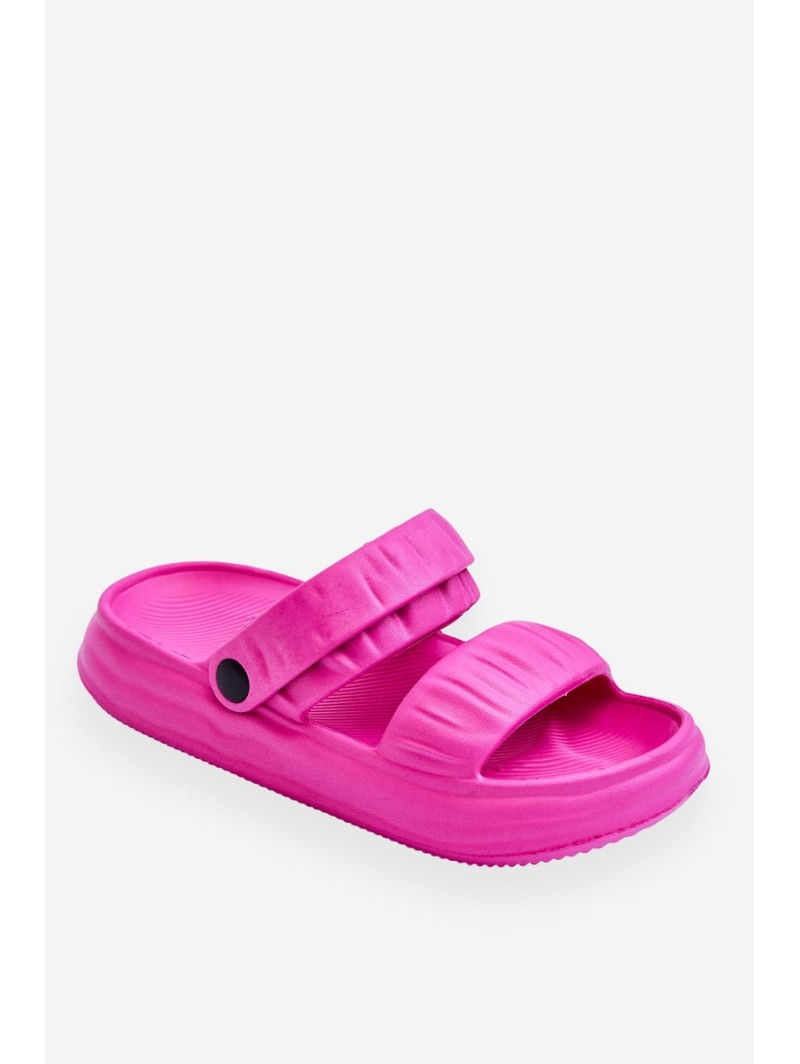 Foam Slide Sandals Fuchsia Lirell