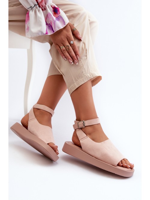 Comfortable Women's Platform Sandals Pink Rubie 2