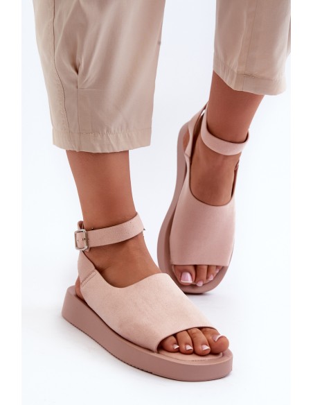 Comfortable Women's Platform Sandals Pink Rubie