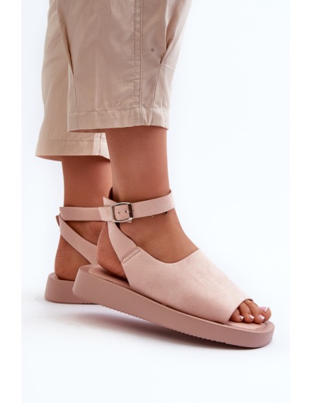 Comfortable Women's Platform Sandals Pink Rubie