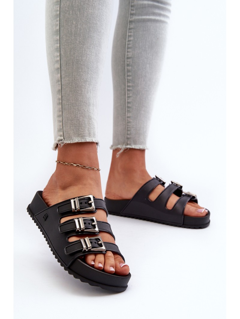 Women's rubber slippers ZAXY JJ285058 Black