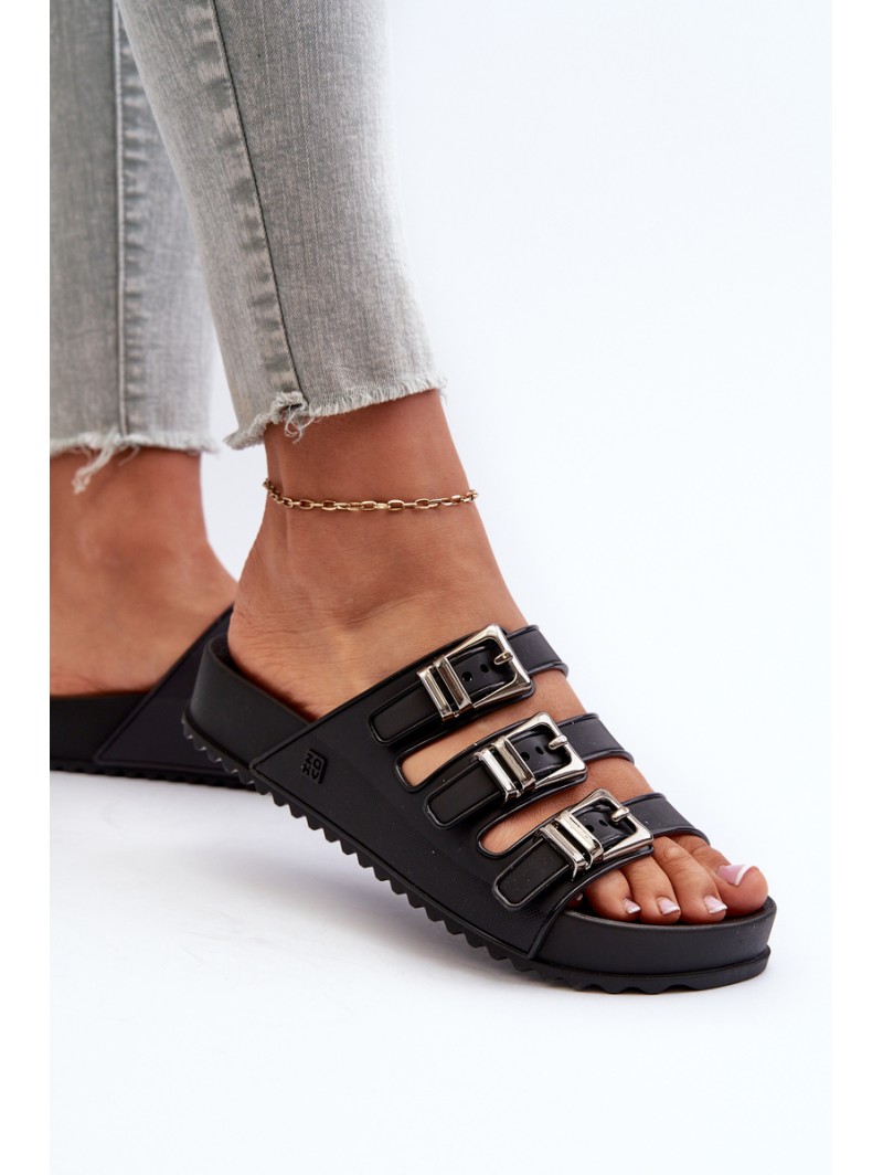 Women's rubber slippers ZAXY JJ285058 Black