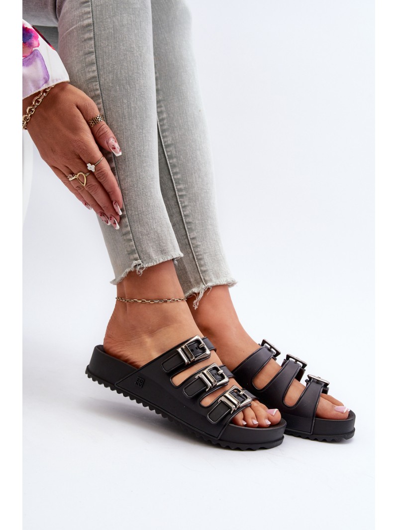 Women's rubber slippers ZAXY JJ285058 Black