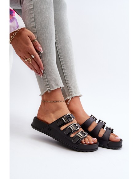 Women's rubber slippers ZAXY JJ285058 Black