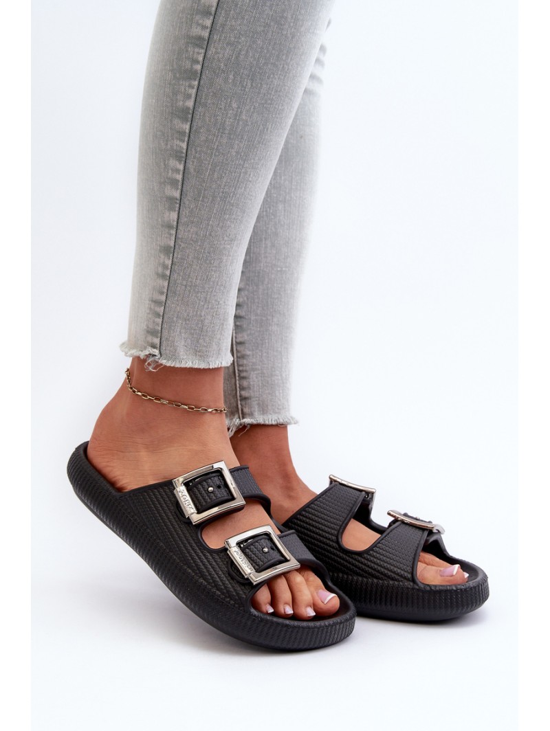 Women's rubber slippers ZAXY JJ285058 Black