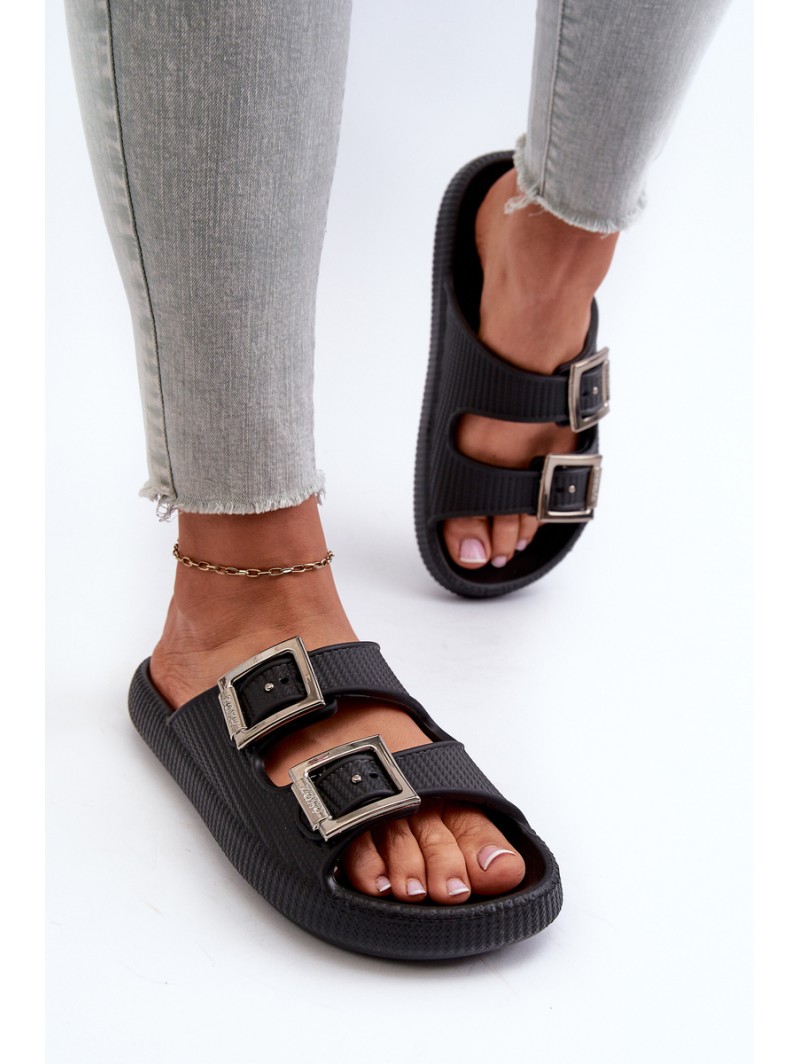 Women's rubber slippers ZAXY JJ285058 Black