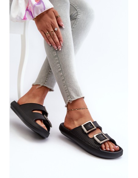 Women's rubber slippers ZAXY JJ285058 Black
