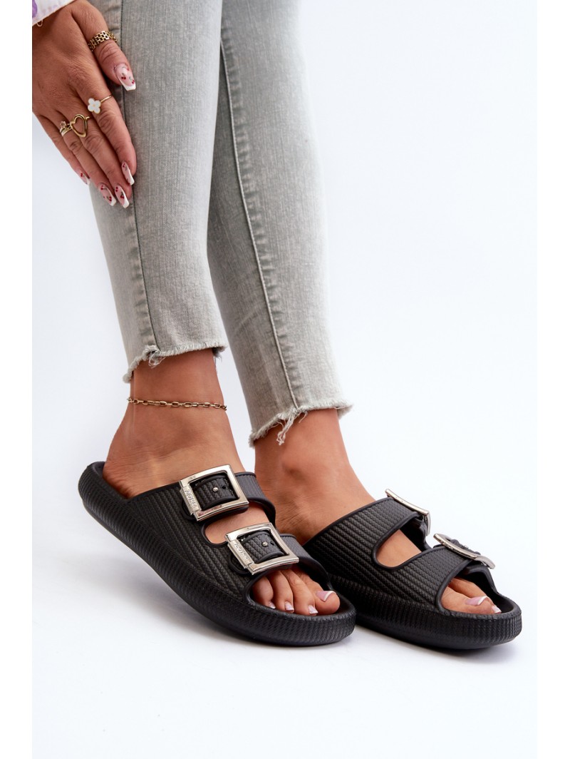 Women's rubber slippers ZAXY JJ285058 Black
