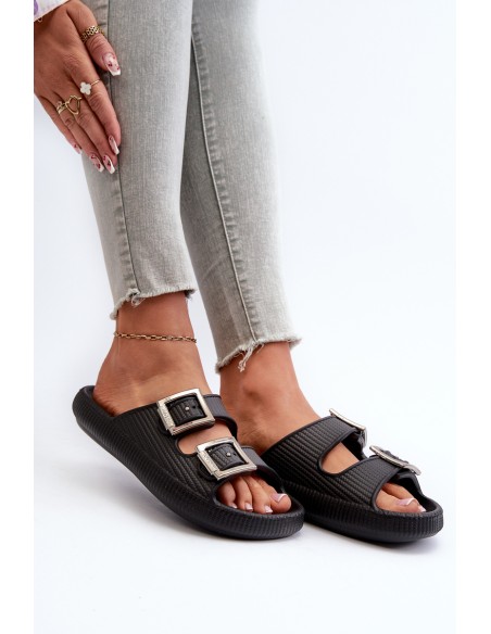 Women's rubber slippers ZAXY JJ285058 Black