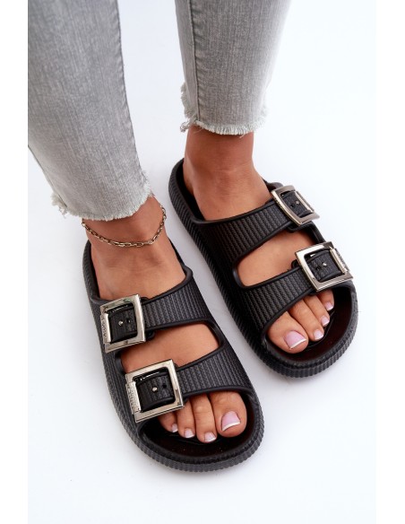 Women's rubber slippers ZAXY JJ285058 Black