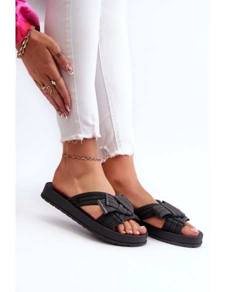 Scented Women's Flat Sole Sandals ZAXY LL285096 Black
