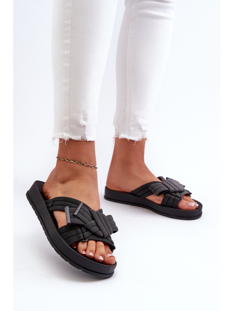 Scented Women's Flat Sole Sandals ZAXY LL285096 Black