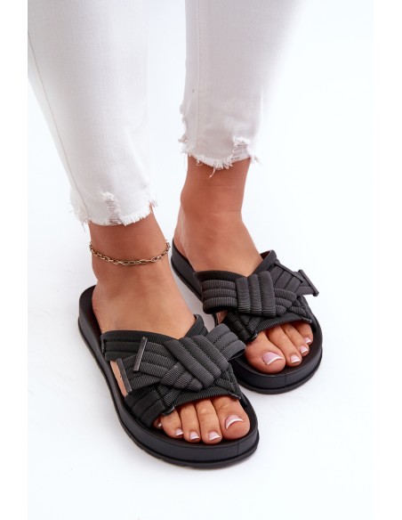 Scented Women's Flat Sole Sandals ZAXY LL285096 Black
