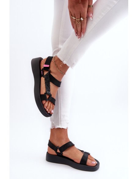 Scented Sandals with Velcro ZAXY LL285062 Black
