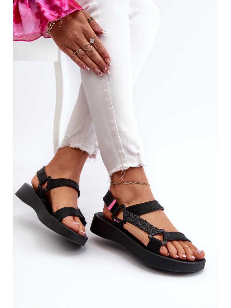 Scented Sandals with Velcro ZAXY LL285062 Black