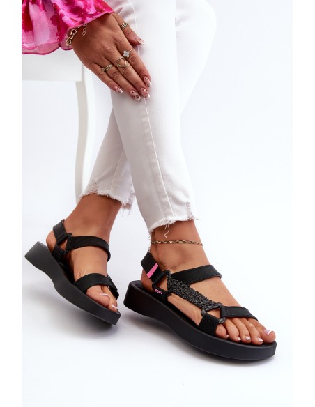 Scented Sandals with Velcro ZAXY LL285062 Black
