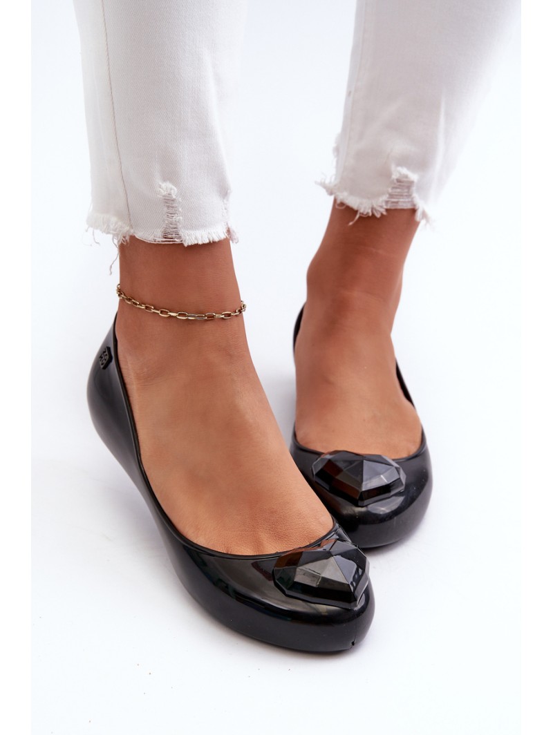 Women's Scented Ballerinas With Heart ZAXY NN285011 Black