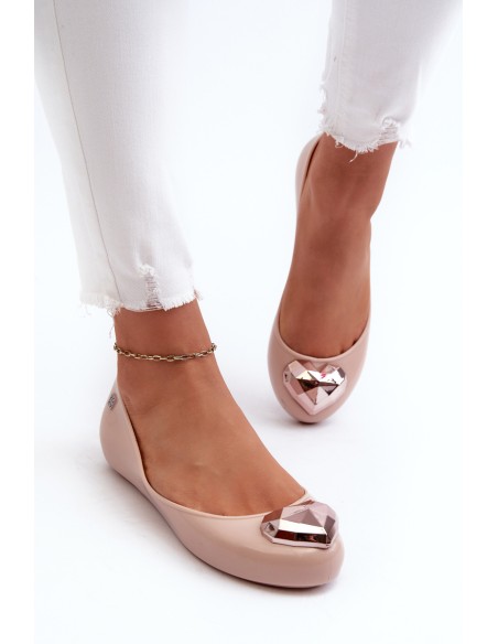 Women's Scented Ballerinas with Heart ZAXY NN285010 Nude