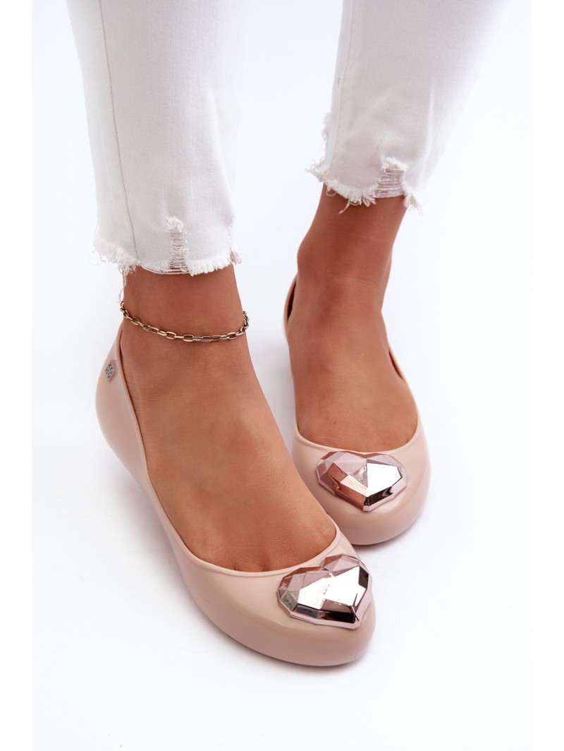 Women's Scented Ballerinas with Heart ZAXY NN285010 Nude