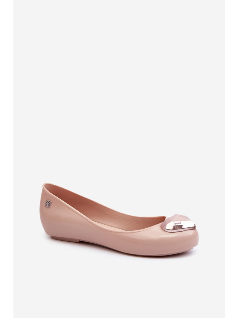 Women's Scented Ballerinas with Heart ZAXY NN285010 Nude