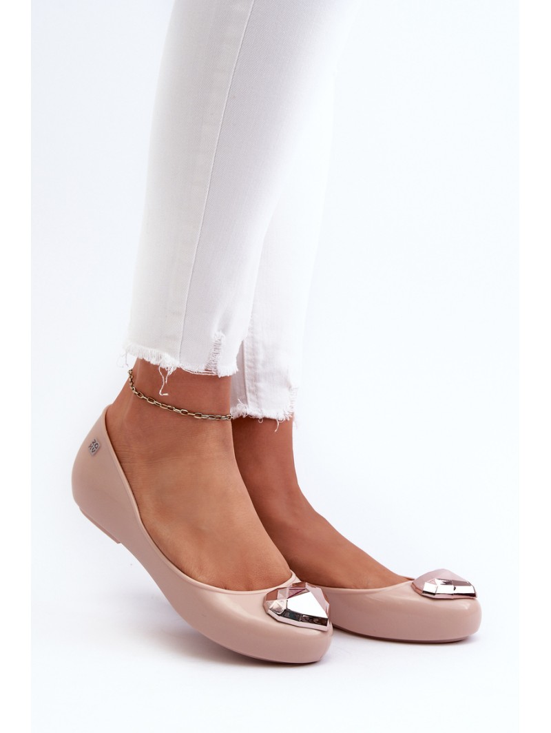 Women's Scented Ballerinas with Heart ZAXY NN285010 Nude