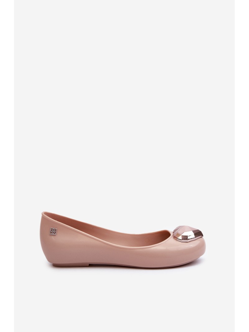 Women's Scented Ballerinas with Heart ZAXY NN285010 Nude