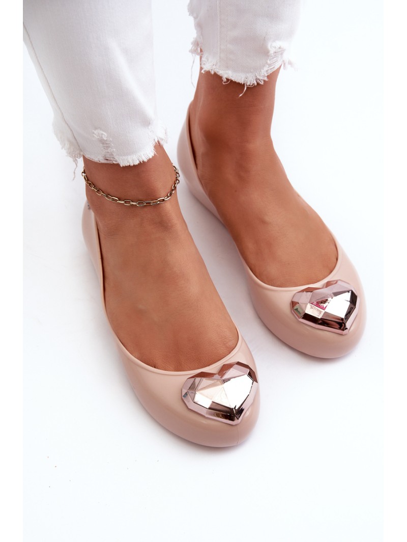 Women's Scented Ballerinas with Heart ZAXY NN285010 Nude
