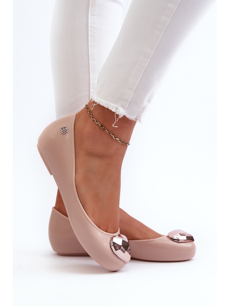 Women's Scented Ballerinas with Heart ZAXY NN285010 Nude