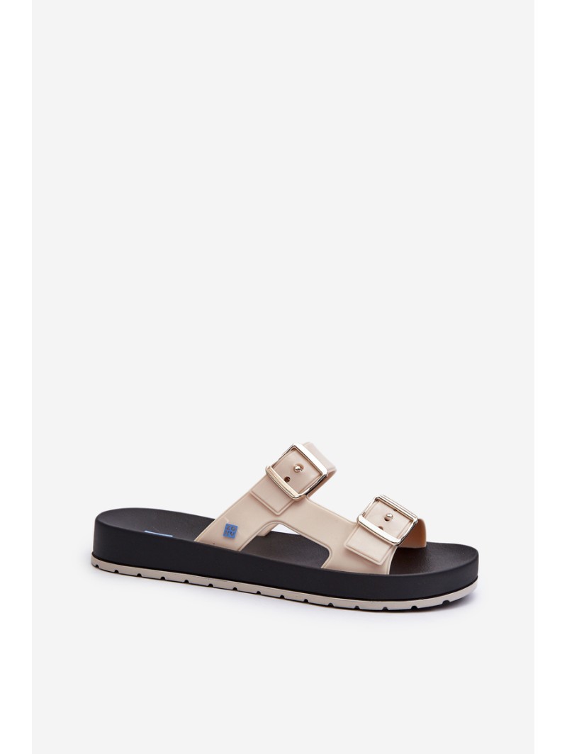 Women's Flat Sandals ZAXY LL285072 Beige