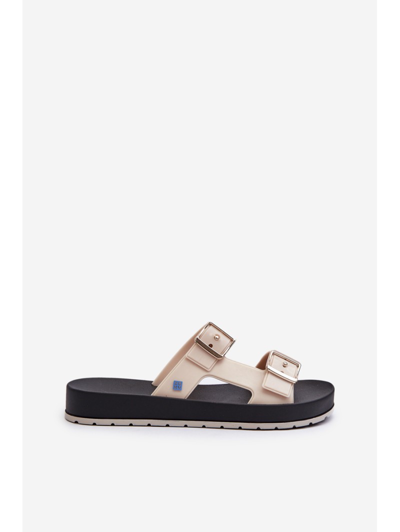 Women's Flat Sandals ZAXY LL285072 Beige