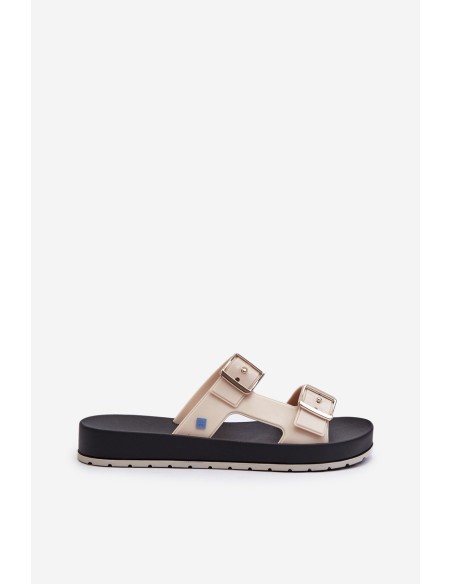 Women's Flat Sandals ZAXY LL285072 Beige