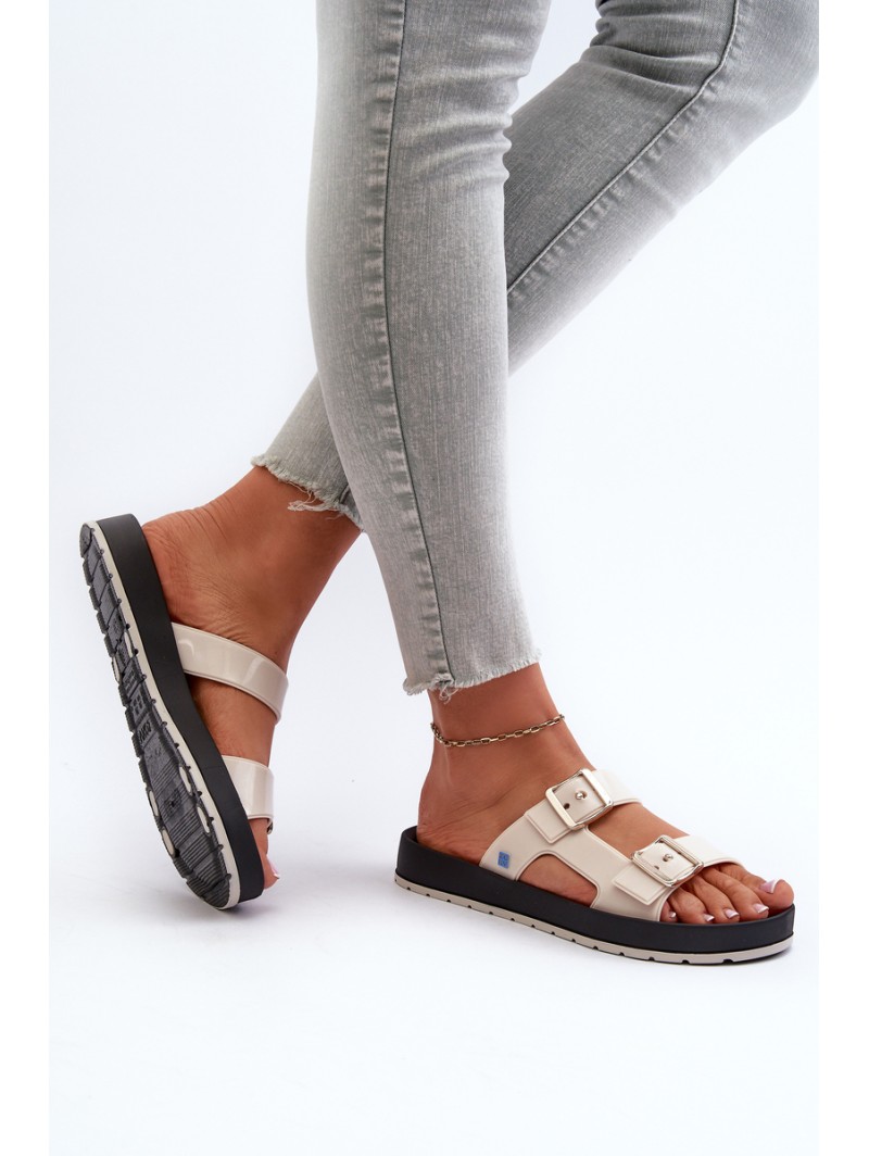 Women's Flat Sandals ZAXY LL285072 Beige