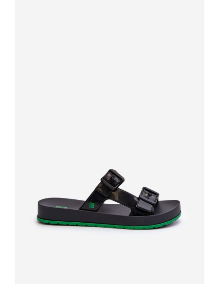 Women's Flat Sole Sandals ZAXY LL285073 Black