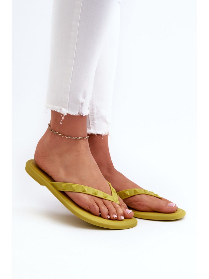 Flat Flexible Women's Flip-Flops ZAXY JJ285253 Lime
