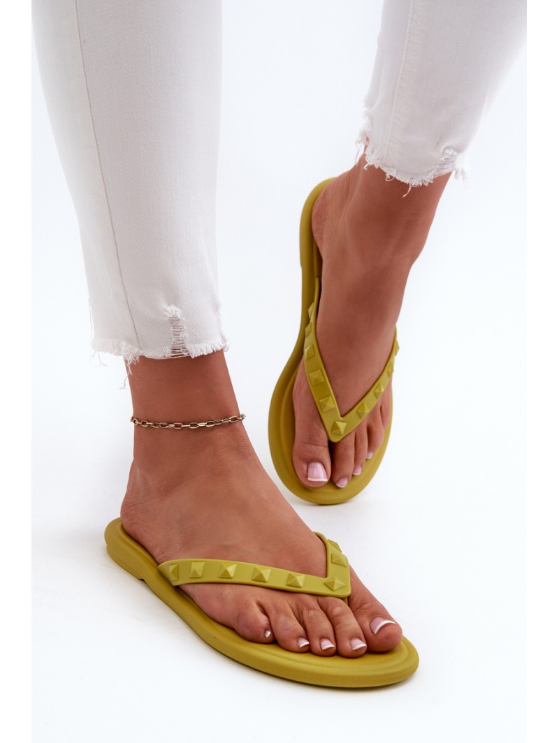 Flat Flexible Women's Flip-Flops ZAXY JJ285253 Lime