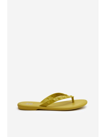Flat Flexible Women's Flip-Flops ZAXY JJ285253 Lime