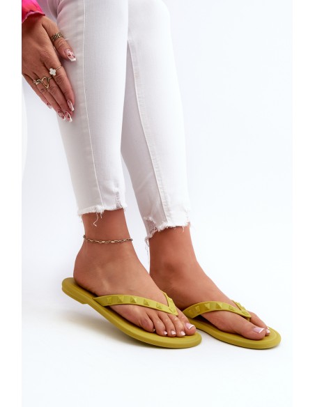 Flat Flexible Women's Flip-Flops ZAXY JJ285253 Lime