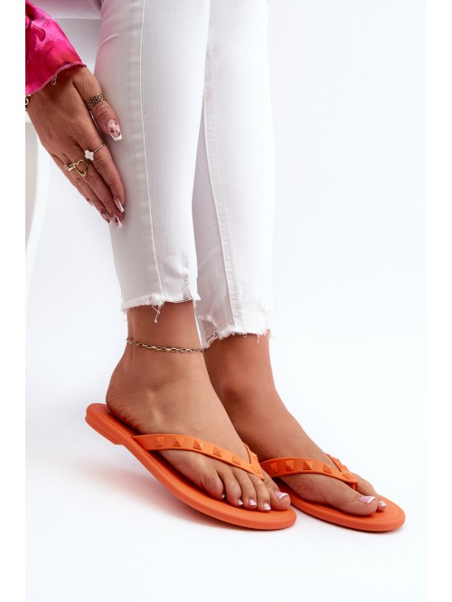 Flat Flexible Women's Flip-Flops ZAXY JJ285254 Orange 2