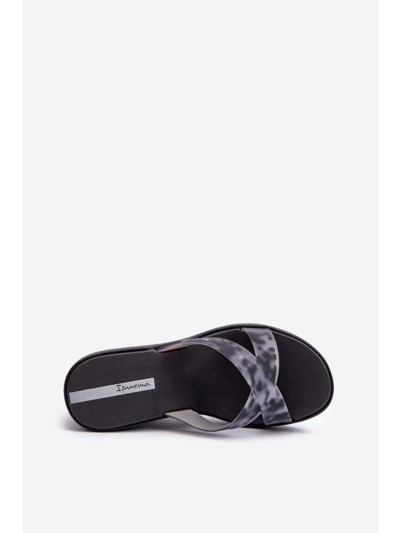 Women's Wedge Sandals 83520 Ipanema High Fashion Slide Fem Black