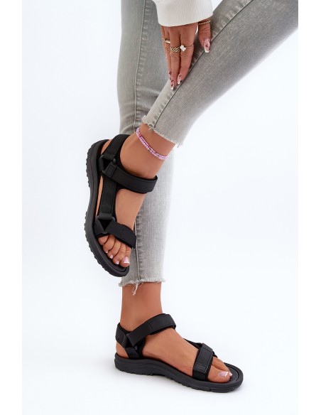 Lightweight Women's Black Sports Sandals Lumeria